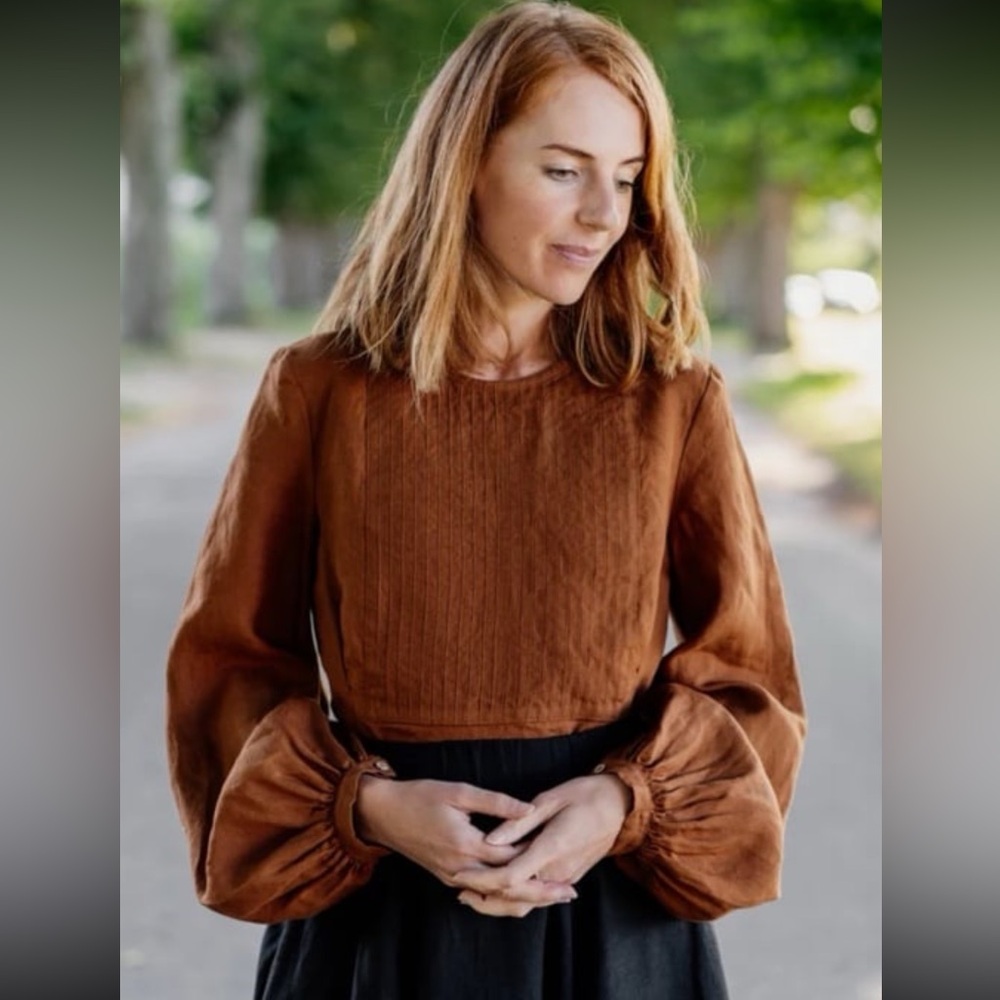 Son de Flor: Scarlet Shirt- XXS - Picture 1 of 8
